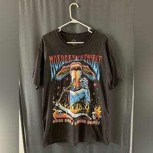 Boss Dog X Liquid Death Thirst Black T-Shirt